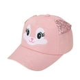 thumbnail image 1 of Weikingp Clearance! Baseball Cap, Bunny Sunhat Hats Cartoon Cap Beret Girls Sun Soft Baby Hat Boy Eaves Baseball Kids Hat, Womens Baseball Caps, Sun Hats for Women Pink, 1 of 5