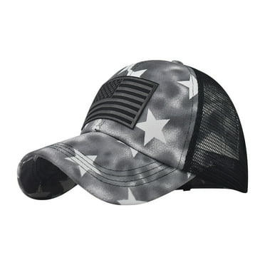 Weikingp Clearance! Baseball Cap, Embroidery Solid Color Duck Hat Trend Personality Outdoor Print Breathable Mesh Hat, Womens Baseball Caps, Sun Hats for Women Black