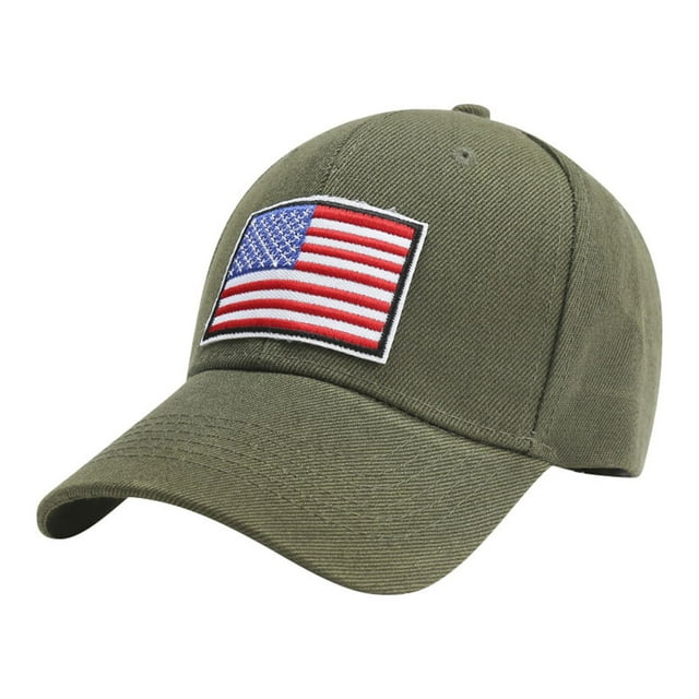 Weikingp Clearance! Baseball Cap, Flag Embroidered Washed Soft Cotton