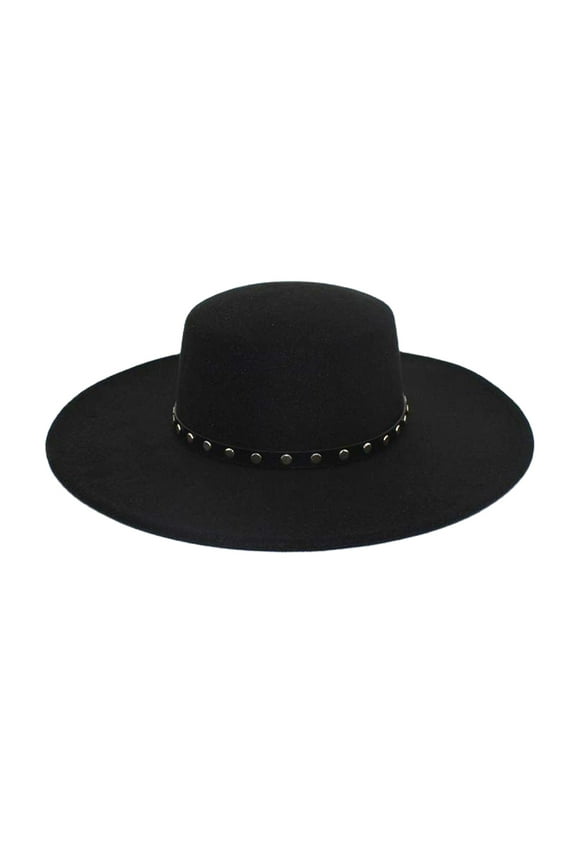 Clearance! Beanies Hats Men, Fedora Hats for Men Women Elegant Winter Wool Bucket Hat 1920S Vintage Cloche Bowler Hats Velour Bowler Hat Flat Top Hats Wide Brim Hats, Beanie for Women, Black