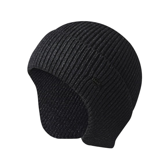Weikingp Clearance! Beanies Hats Men, Winter Hats for Men Women Fleece Lined Soft Warm Knit Hat Ski Stocking Cuffed Cap, Beanie for Women, Baby Beanie Black
