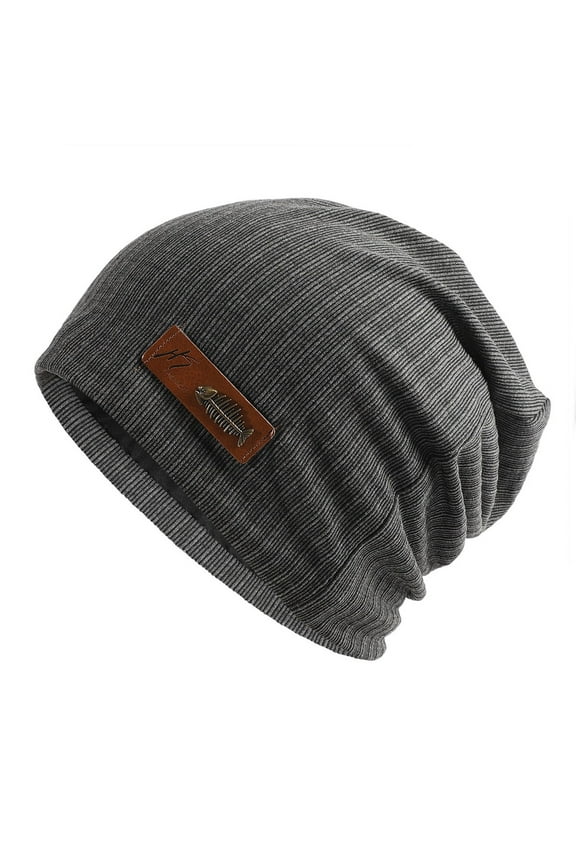 Beanies Hats Men, Winter Hats for Men Women Soft Warm Knit Hat Ski Stocking Cuffed Cap, Beanie for Women, Baby Beanie Grey