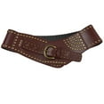 thumbnail image 1 of Weikingp Clearance! Belts for Women, Fashionable Street Trend Belt with Waistband And Versatile Texture Belt for All Seasons, Womens Belt, Western Belts for Woman Brown, 1 of 8