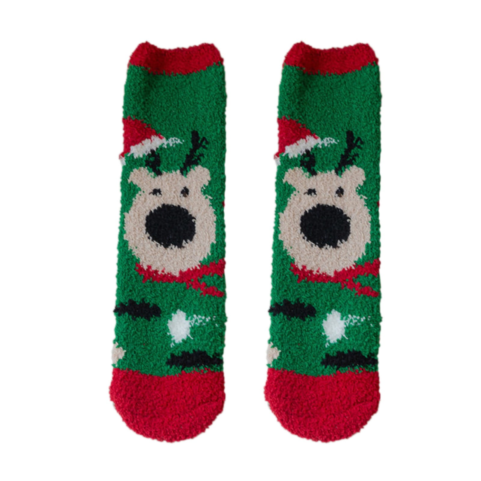 Weikingp Clearance! Christmas Socks, Autumn Winter Christmas Weaving