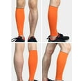thumbnail image 1 of Weikingp Clearance! Crew Socks for Women, Splint Leg Support Performance Sleeve & Compression Calf Calf Socks, Sports Socks for Men, Mens Crew Socks Size Orange, 1 of 2