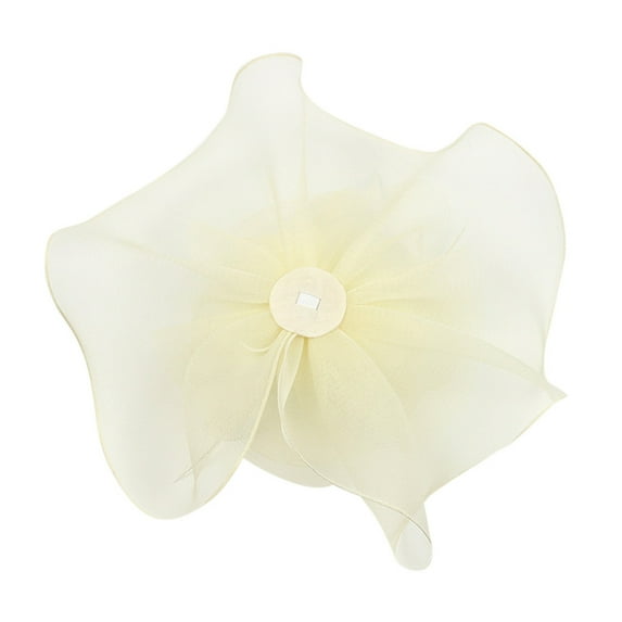 Weikingp Clearance! Hair Accessories for Women, Fascinator Hat Flower Feather Mesh Tea Party Hairband for Women, Hair Bows, Hair Ties, Headbands for Women Beige