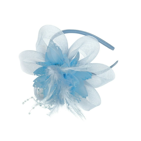 Weikingp Clearance! Hair Accessories for Women, Girl Lady Hat Headwear Church Feather Clip Fascinators Hat Wedding Party Cap for Women, Hair Bows, Hair Ties, Headbands for Women B