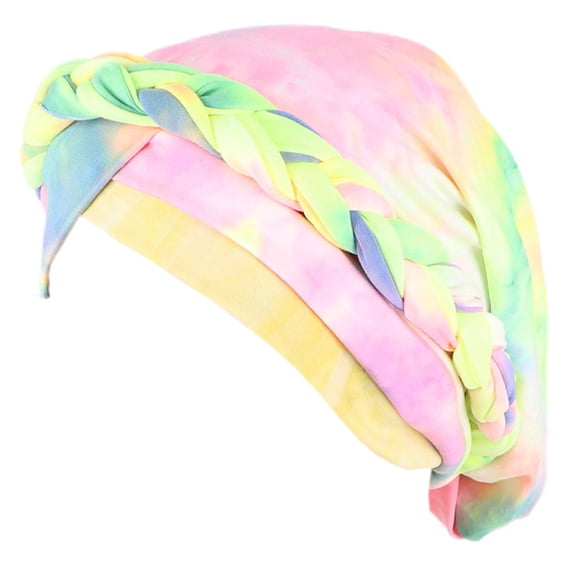 Weikingp Clearance! Headbands for Women, Head Turban Wrap Pre-Tied Ethnic Headwear Braid Cap Hat Baseball Caps, Bandanas for Women, Bandanas for Men D