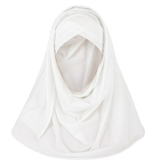 Weikingp Clearance! Headbands for Women, Women Hat Scarf Wrap Muslim Cap Turban Ruffle Shawl Baseball Caps, Bandanas for Women, Bandanas for Men White