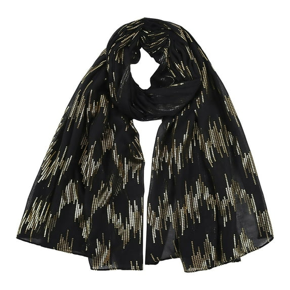 Weikingp Clearance! Headbands for Women, Women Scarf Gift Scarves Shawl Soft Lightweight Scarf Retro Flower Printing Neck Wrap Shawl Gift Shawl, Bandanas for Women, Bandanas for Men Black