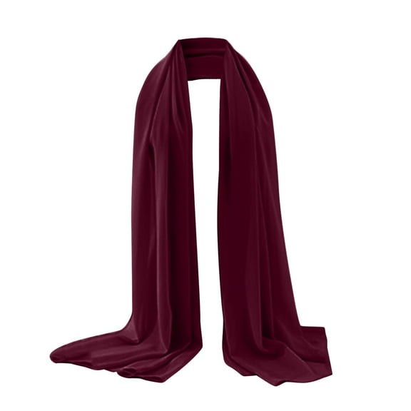 Weikingp Headbands for Women, Women's Soft Solid Color Shawl Baotou Pearl Chiffon Shawl Muslim Hijab, Bandanas for Women, Bandanas for Men A