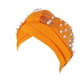 thumbnail image 1 of Weikingp Clearance! Headbands for Women, Womens Fashion Solid Color Hot Diamond Pearl Headband Womens Elastic Headband Cap Headband Cap, Bandanas for Women, Bandanas for Men Gold, 1 of 8