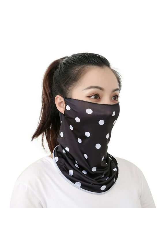 Masquerade Mask for Women, Women Men Scarf Mask Bandana with Ear Loops Sun Outdoors Face Mask, B
