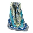 thumbnail image 1 of Weikingp Clearance! Scarf for Women, Point Female Fashion Scarf Retro Shawl Multipurpose Women 90X90Cm Printing Scarf Scarf, Blue, 1 of 2