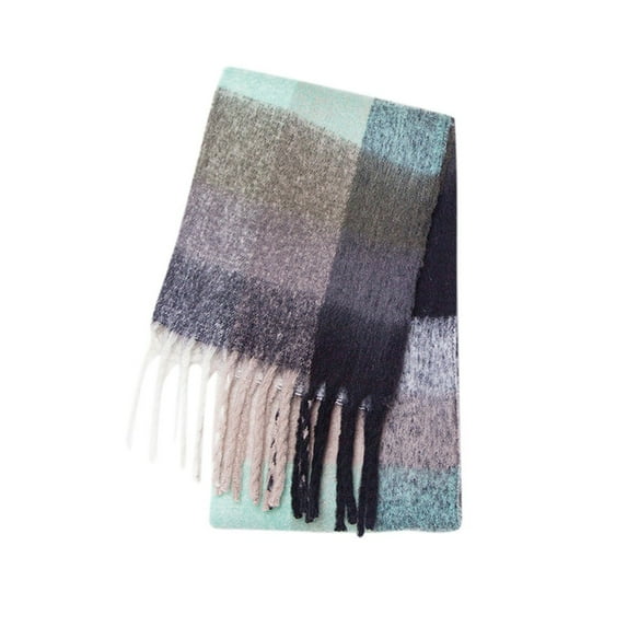 Weikingp Clearance! Scarf for Women, Thick Scarf Winter Fashion Warm Casual Long Tassel Unisex Scarf Scarf Shawl Scarf, Grey
