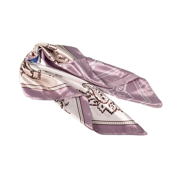 Weikingp Clearance! Silk Scarf, Womens Spring Summer Prints Satin Cashew Flower Prints Square Scarf, Purple