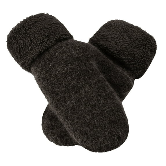 Weikingp Clearance! Warm Gloves, Thermal Gloves for Womens Winter Gloves Warm Gloves Fleece Lined Knit Gloves Elastic Cuff Knit Warm Lined Gloves, Knitted Gloves, Heating Gloves Black