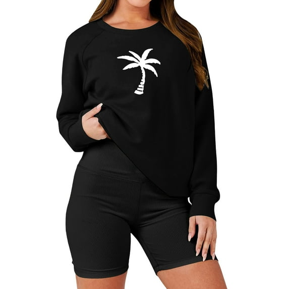 Weikingp Cotton Sweatshirts for Women Women's Sweatshirt Pullover Sweaters for Women Cute Sweatshirts for Women Crewneck Sweatshirt Multi-color M