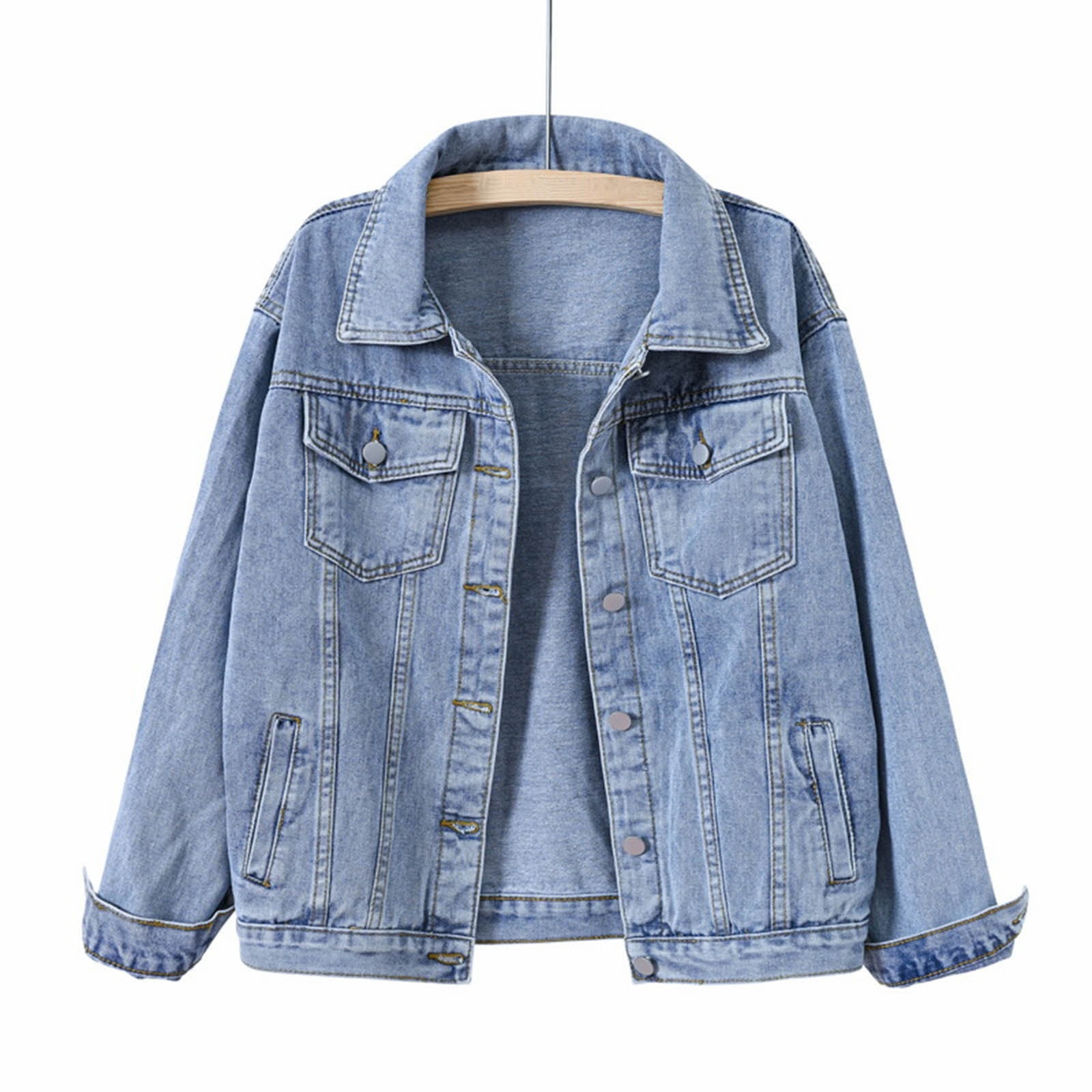 Lee Women's Loose Fit Heritage Denim Jacket - Walmart.com