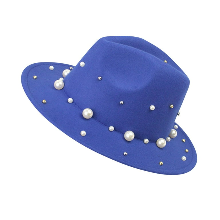Weikingp Fascinators Hats for Women Ladies Fashion Fedora Hat