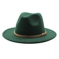 thumbnail image 1 of Weikingp Clearance! Hats for Women, Western Cowboy Hat for Women Classic Roll Up Buckle Belt Women Retro Wide Brim Cowboy Hat, N, 1 of 4