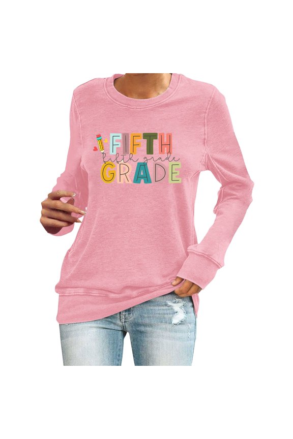 First Day Of School Shirt Happy Back To School Shirt Teacher Tshirts First Day Of School Shirts Long Teacher Shirts for Women Blue 2XL