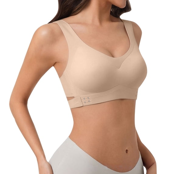 Weikingp Front Closure Bras for Women Front Closing Bras for Women T-shirt Bra Everyday Bras Cotton Sports Bras for Women Comfortable Full Coverage Bras Pink M