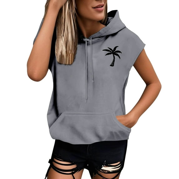 Weikingp Graphic Hoodie Comfrt Hoodie Sweatshirt for Women Plain Hoodies for Women Cotton Hoodies for Women Gray L
