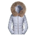 thumbnail image 1 of Weikingp Hoodies for Women,Autumn Winter Slim Casual Solid Hooded Long Sleeve Pockets Warm Jacket Tops Zipper Coat Fleece Jacket Women Jackets for Women Grey L, 1 of 4