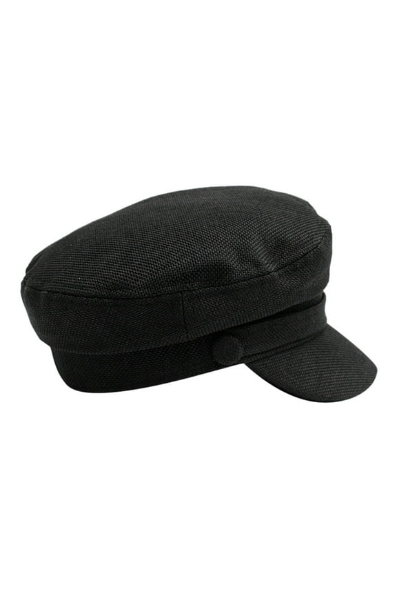 Military Style Hat Flat Top Hat Vintage Women Winter Solid Hat Beret Cap Korean Painter Newsboy Sun Hats for Women Black One Size Clearance!