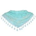 thumbnail image 1 of Weikingp Clearance! Scarf for Women, Women Wraps Hollow Lady Scarf Scarves Tassel Rose Lace Shawl Floral Scarf, Blue, 1 of 3