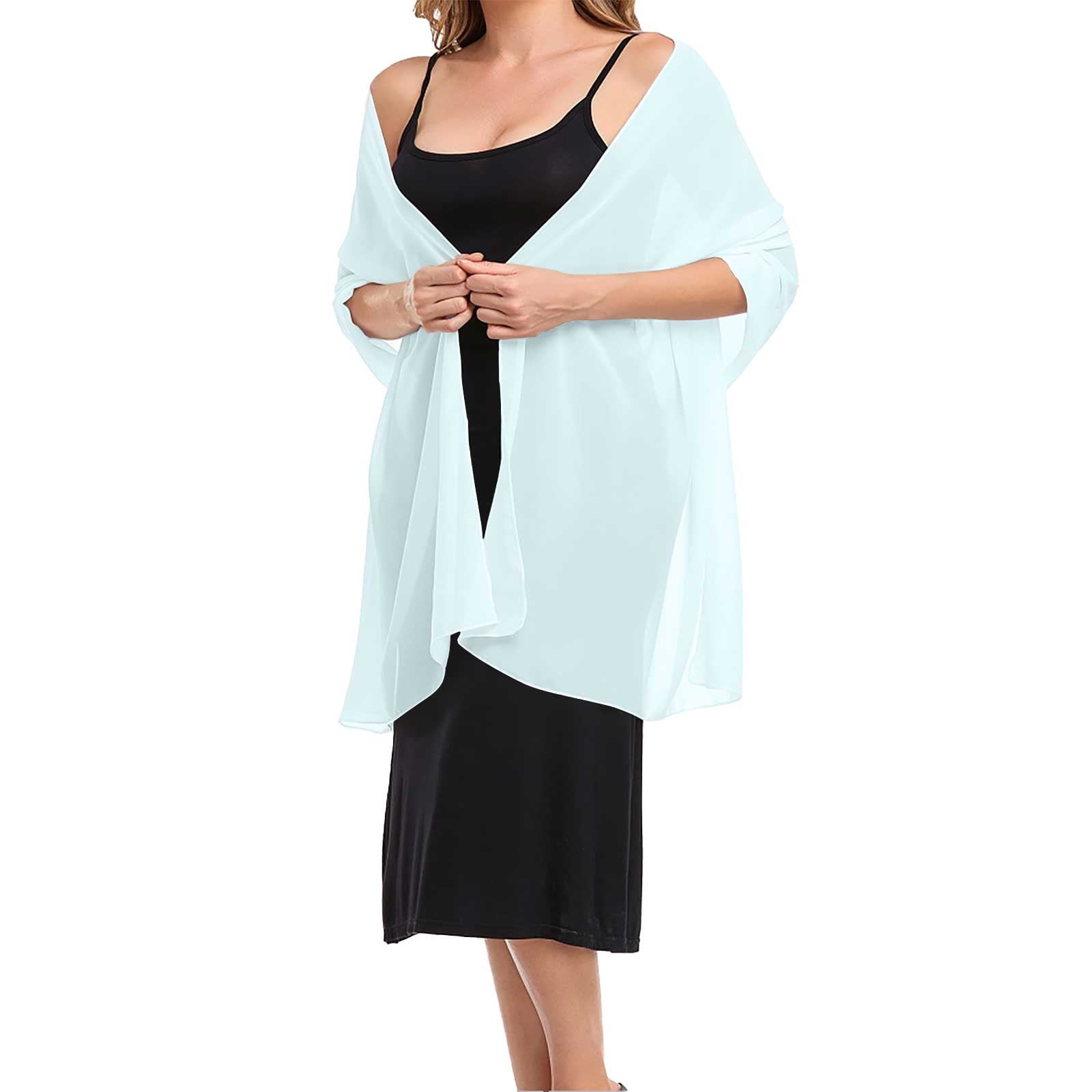 Weikingp Shawls and Wraps for Evening Dresses Shawl Wraps for Women Shawl for Formal Dress Sheer Shawl Shoulder Cover for Dress Brown S, Women's, Size