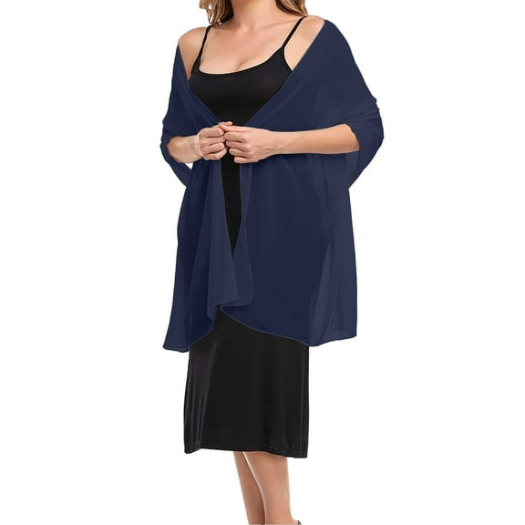 Weikingp Shawls And Wraps For Evening Dresses Shawl Wraps For Women Shawl For Formal Dress Sheer Shawl Shoulder Cover For Dress Blue L