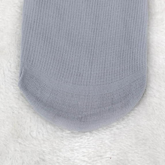 Weikingp Clearance! Silk Socks Women, Pairs Elastic Ultra-Thin Stockings Fiber Socks Silky Silk 8 Short Men Socks, Invisible Non Slip Ice Silk Socks for Women, Grey