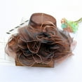 thumbnail image 1 of Weikingp Spring Hats for Women Fisherman Cap Women's Church Fascinator Cap Tea Wedding Hat Dress Hats for Women Brown One Size Clearance！, 1 of 2