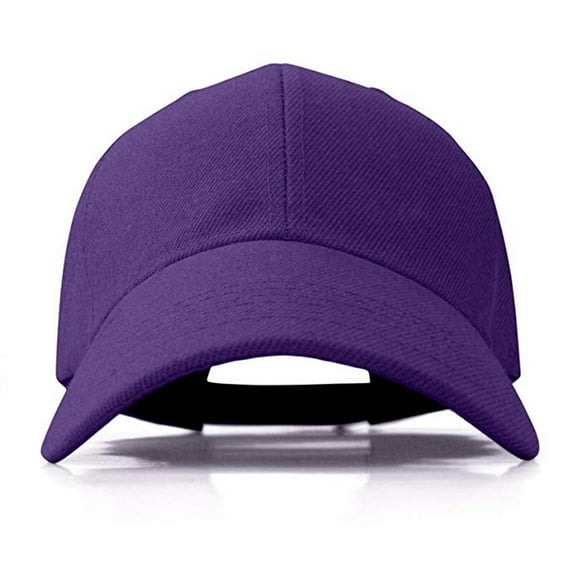 Weikingp Sun Hats for Men Mens 2Pc Summer Casual Outdoors Solid Color Sports Summer Hat Baseball Cap Sun Hat Baseball Cap Bucket Hats for Men (Clearance) Purple Cotton