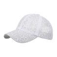 thumbnail image 1 of Weikingp Sun Hats for Women Fashion Women Men Sport Lace Love Print Breathable Beach Adjustable Baseball Cap Hip Hop Hat Sun Hat Sun Hat Fascinators Hats for Women Bucket Hats for Woman (Clearance), 1 of 9