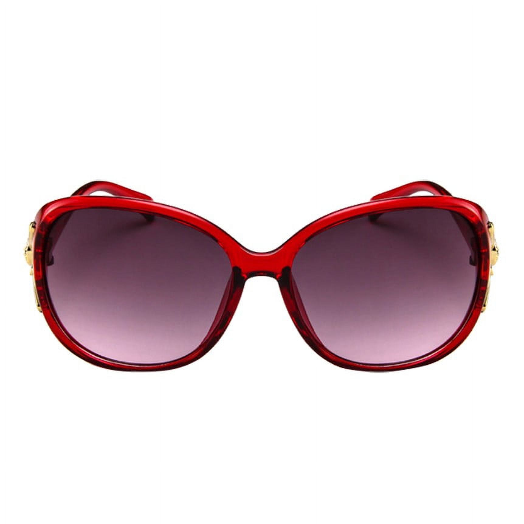 Red wine woman\'s sunglasses Salvatore Ferragamo Women main image 4