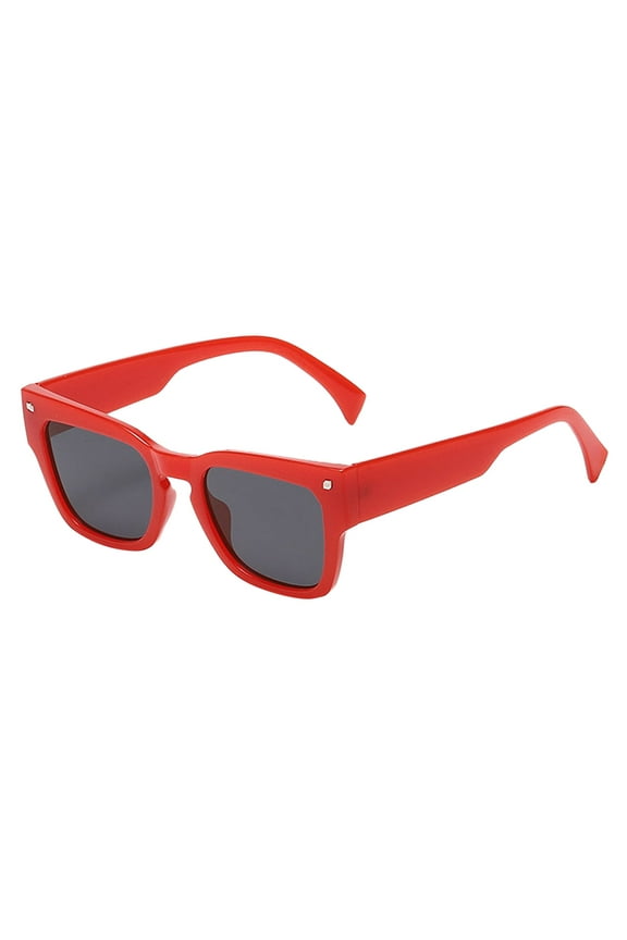 Sunglasses Womens Women Men Retro Fashion Street Shot Glasses Unisex Pc Frame Sunglasses Sunglasses Men Womens Sunglasses () Red Plastic