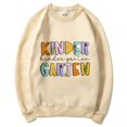 thumbnail image 1 of Weikingp Teacher Inspired Outfits Womens Back To School Outfit Teacher First Day Of School Shirt First Day Of School Shirts Long Teacher Shirts Beige L, 1 of 5