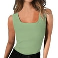 thumbnail image 1 of Weikingp Thin Strap Tank Tops For Women Summer Tops For Teens Trendy Halter Tops For Women Thick Strap Tank Tops For Women Womens Loose Tank Tops Green L, 1 of 5