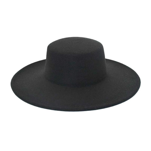 Weikingp Visor Hats for Women Floppy Hat Fedora Hats for Men Women Elegant Winter Wool Bucket Hat 1920s Vintage Cloche Bowler Hats Velour Bowler Hat Wide Brim Hats for Women Black One Size Clearance！
