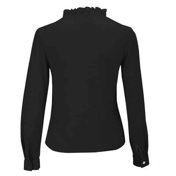 Weikingp Wrinkle Free Button Down Shirts Long Sleeve Button Up Shirts For Women Fitted Button Down Shirts For Women Button Down Shirts For Women Long Sleeve Shirts For Women Black L