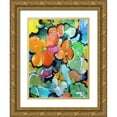 thumbnail image 1 of Weil, Emily 25x32 Gold Ornate Wood Framed with Double Matting Museum Art Print Titled - Nasturtiums, 1 of 4