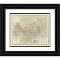 thumbnail image 1 of Weiland 24x20 Black Ornate Wood Framed with Double Matting Museum Art Print Titled - Weimer Region Germany - Weiland 1856, 1 of 4