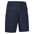 thumbnail image 1 of Weilanxin Cargo Shorts for Men Water Resistant Hiking Travel Active Nylon Shorts with 7 Pockets Darkblue M, 1 of 7