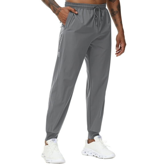 Weilanxin Men's Sweatpants Athletic Running Pants Lightweight Waterproof Workout Joggers Quick Dry Gym Active Sports Track Training