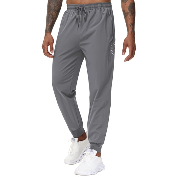Weilanxin Men's Sweatpants Athletic Running Pants Lightweight Waterproof Workout Joggers Quick Dry Gym Active Sports Track Training