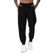 WEILANXIN Men's Athletic Running Pants Lightweight Waterproof Workout Joggers Quick Dry Gym Sweatpants Active Sports Track Training