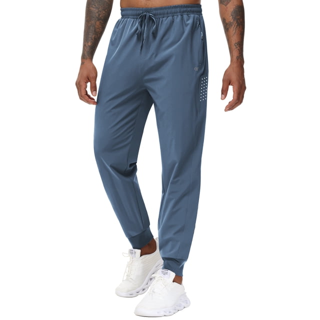 Weilanxin Men's Sweatpants Athletic Running Pants Lightweight Waterproof Workout Joggers Quick Dry Gym Active Sports Track Training